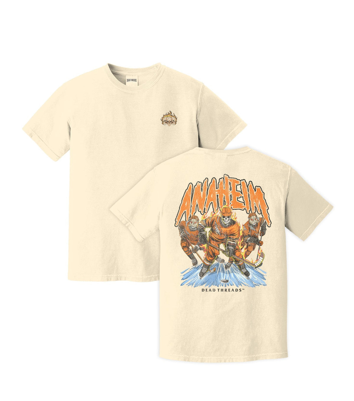 ANAHEIM HOCKEY - “3 SKULL” PREMIUM T-SHIRT product image 10