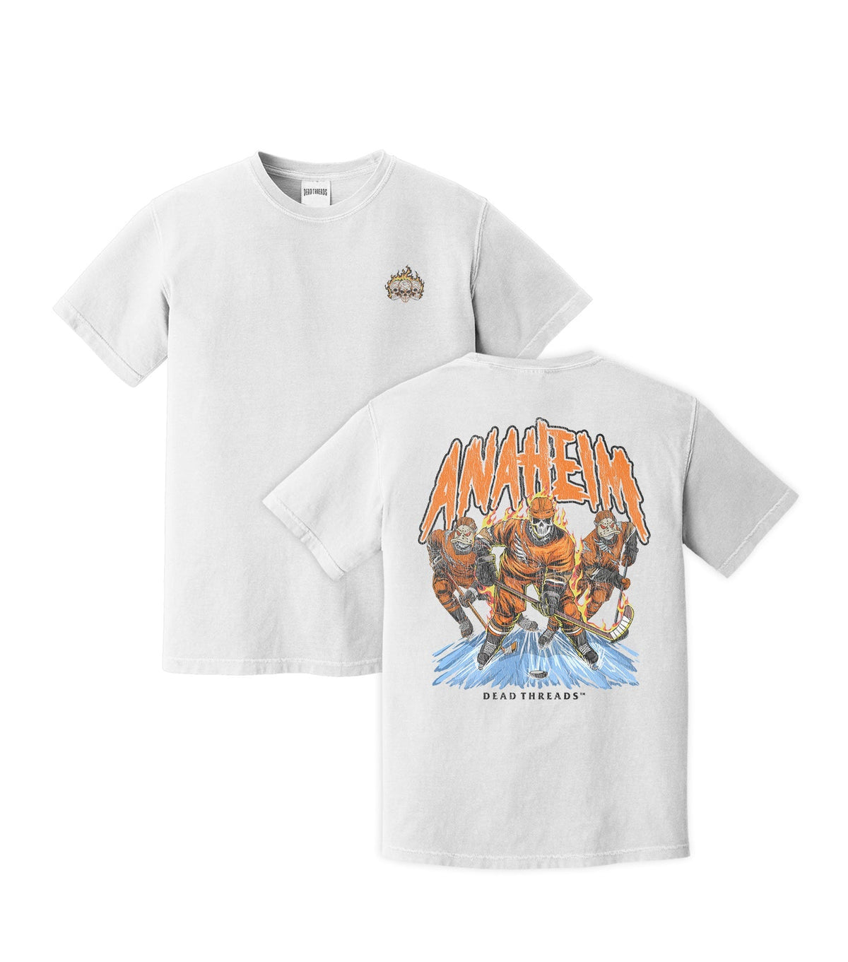 ANAHEIM HOCKEY - “3 SKULL” PREMIUM T-SHIRT product image 7