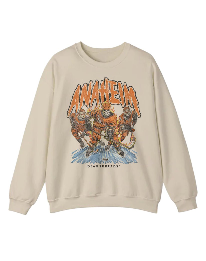 ANAHEIM HOCKEY CREWNECK SWEATSHIRT product image 5