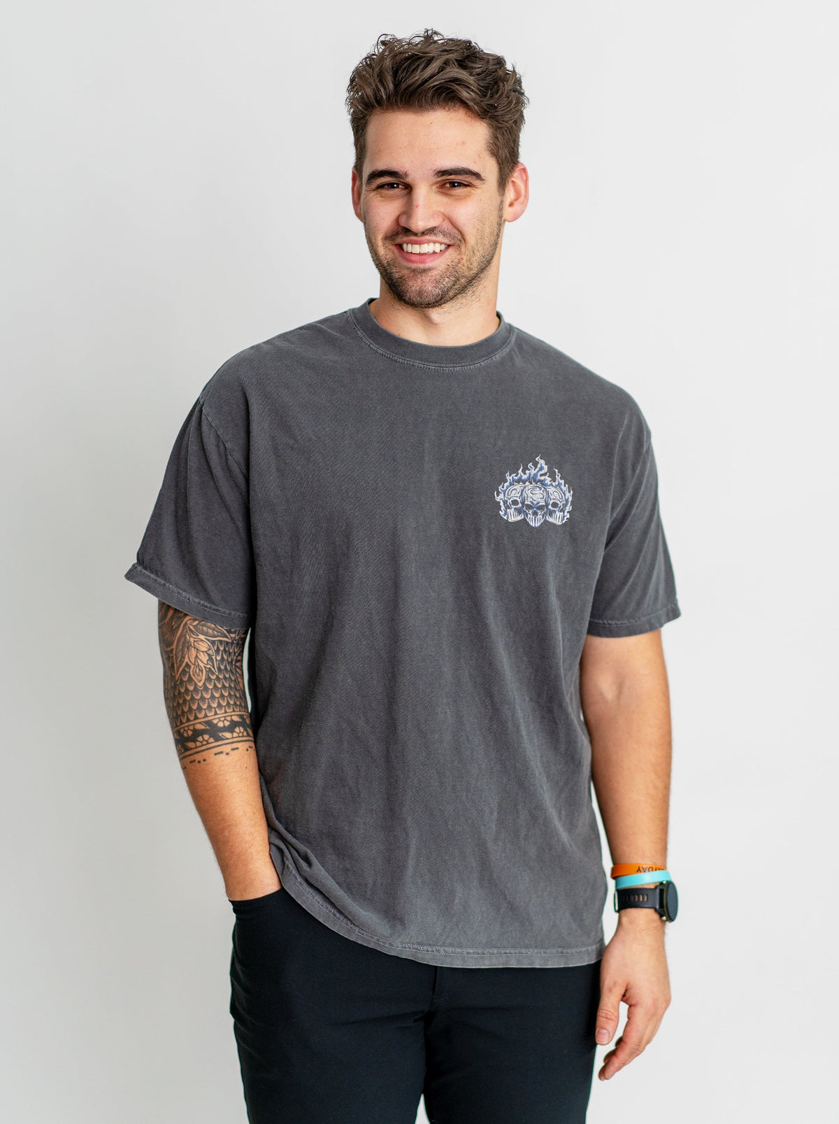 BUFFALO FOOTBALL v2 - “3 SKULL” PREMIUM T-SHIRT product image 2