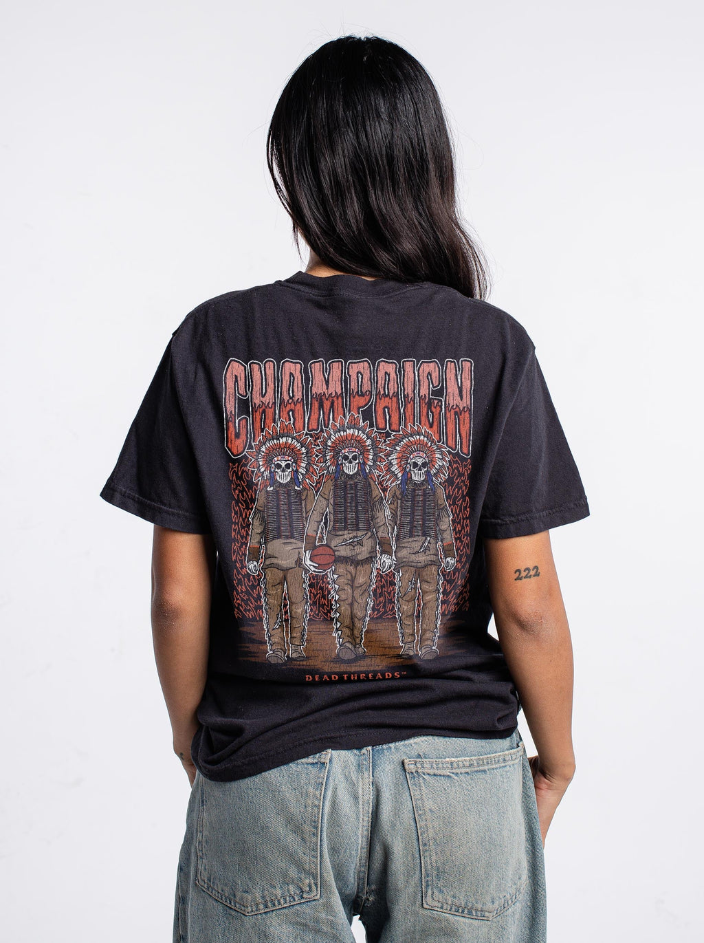 CHAMPAIGN BASKETBALL - “3 SKULL” PREMIUM T-SHIRT product image 6
