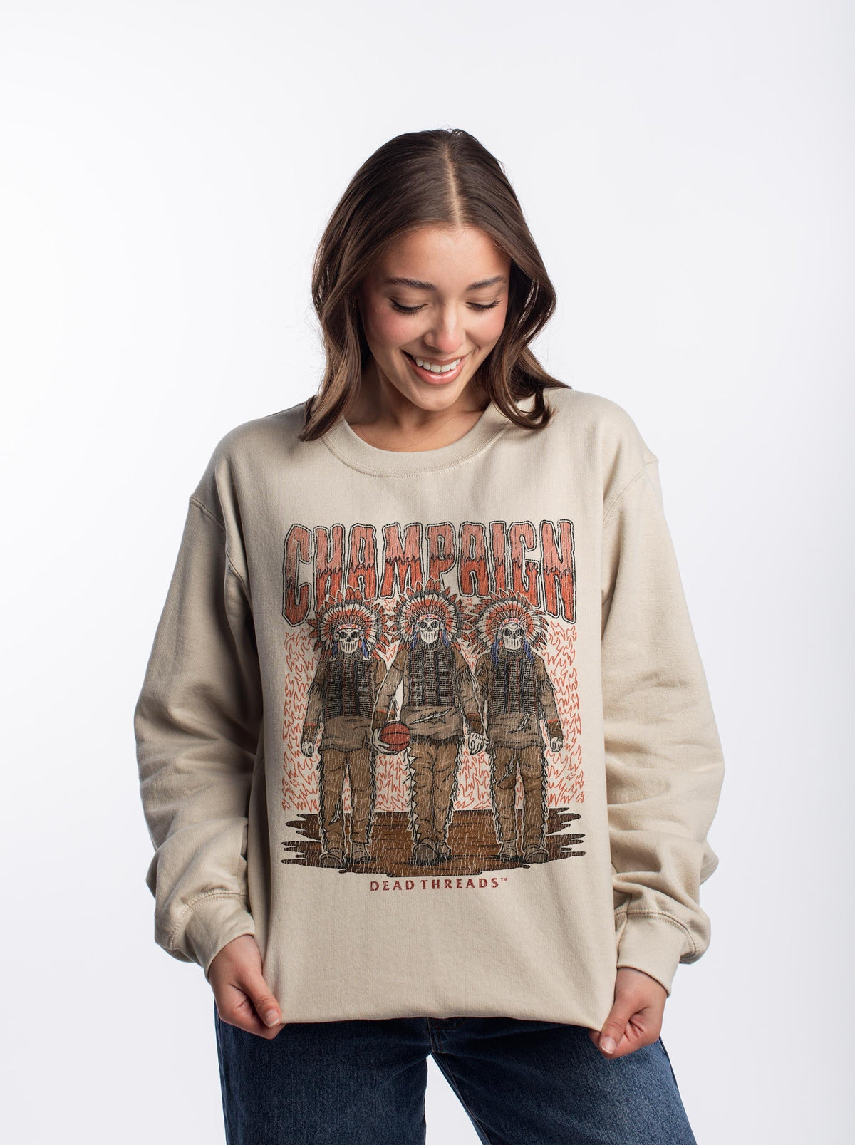 CHAMPAIGN BASKETBALL CREWNECK SWEATSHIRT product image 6