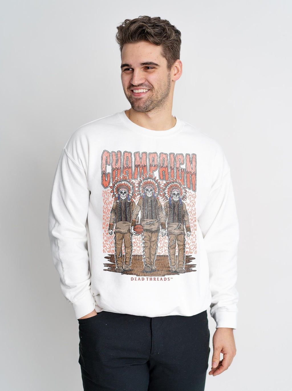 CHAMPAIGN BASKETBALL CREWNECK SWEATSHIRT product image 4