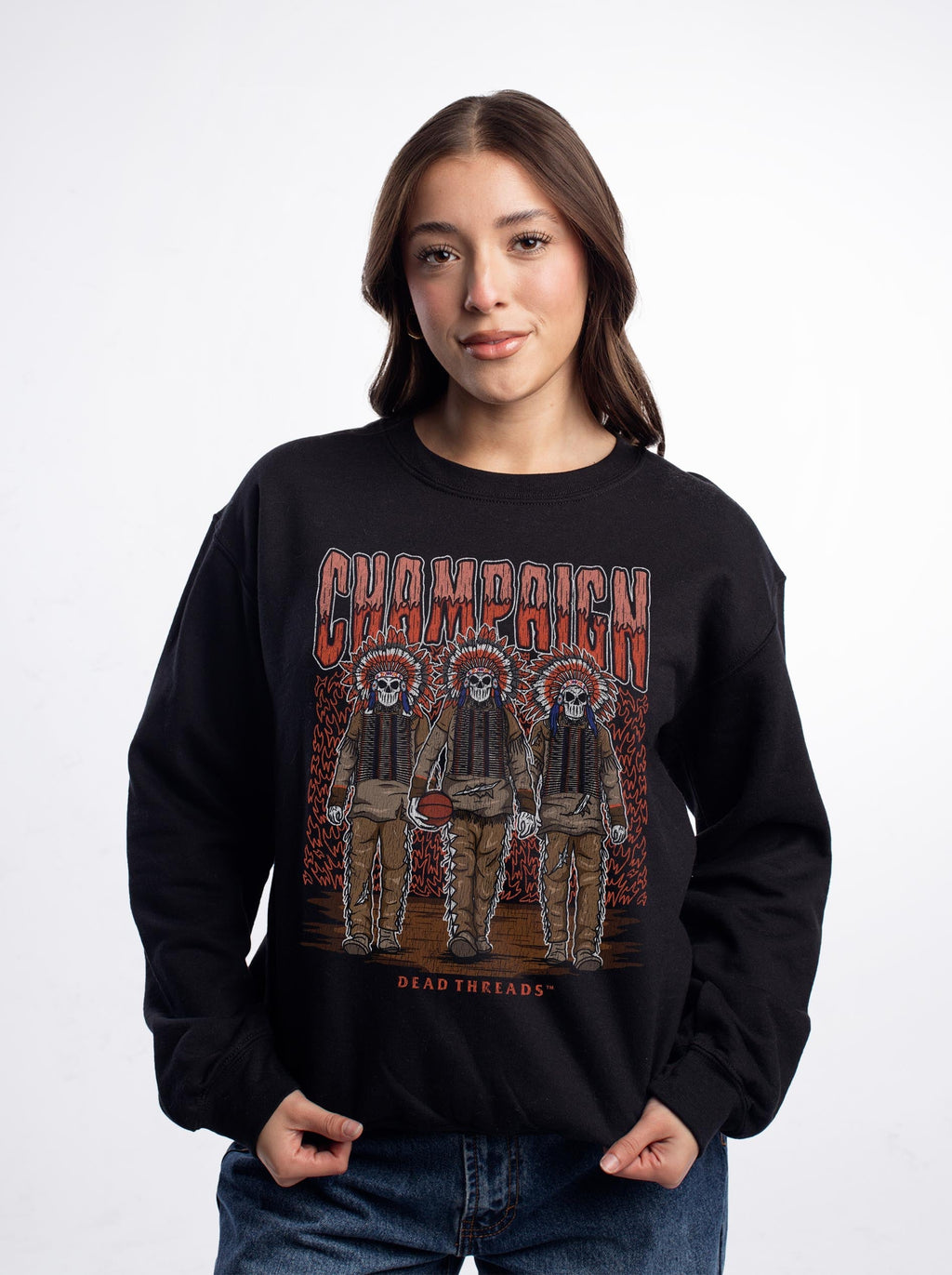 CHAMPAIGN BASKETBALL CREWNECK SWEATSHIRT product image 2