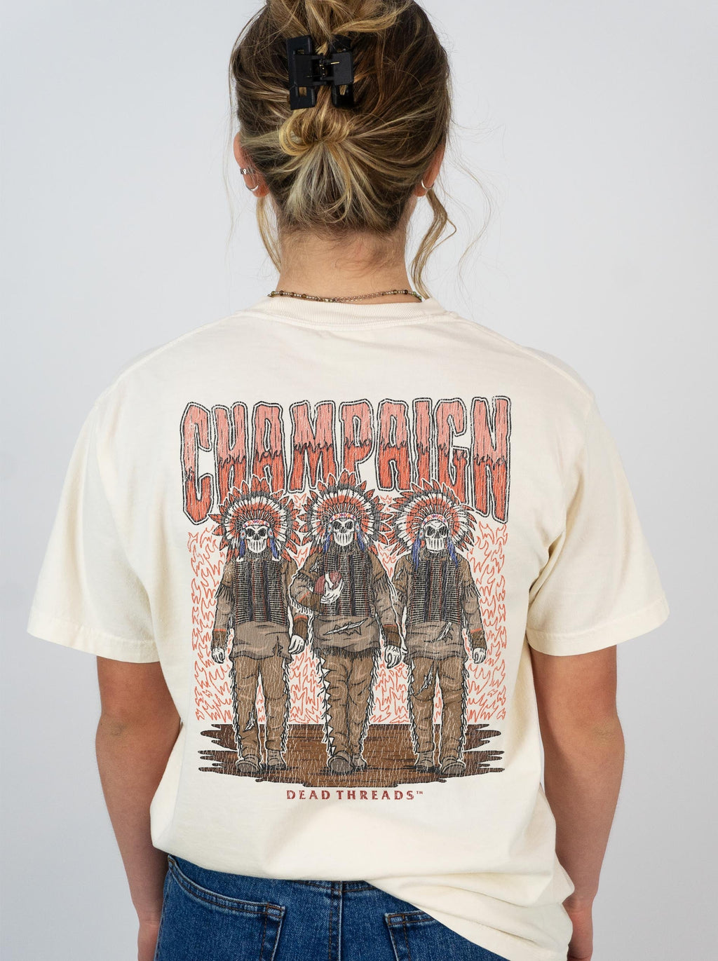 CHAMPAIGN FOOTBALL - “3 SKULL” PREMIUM T-SHIRT product image 12