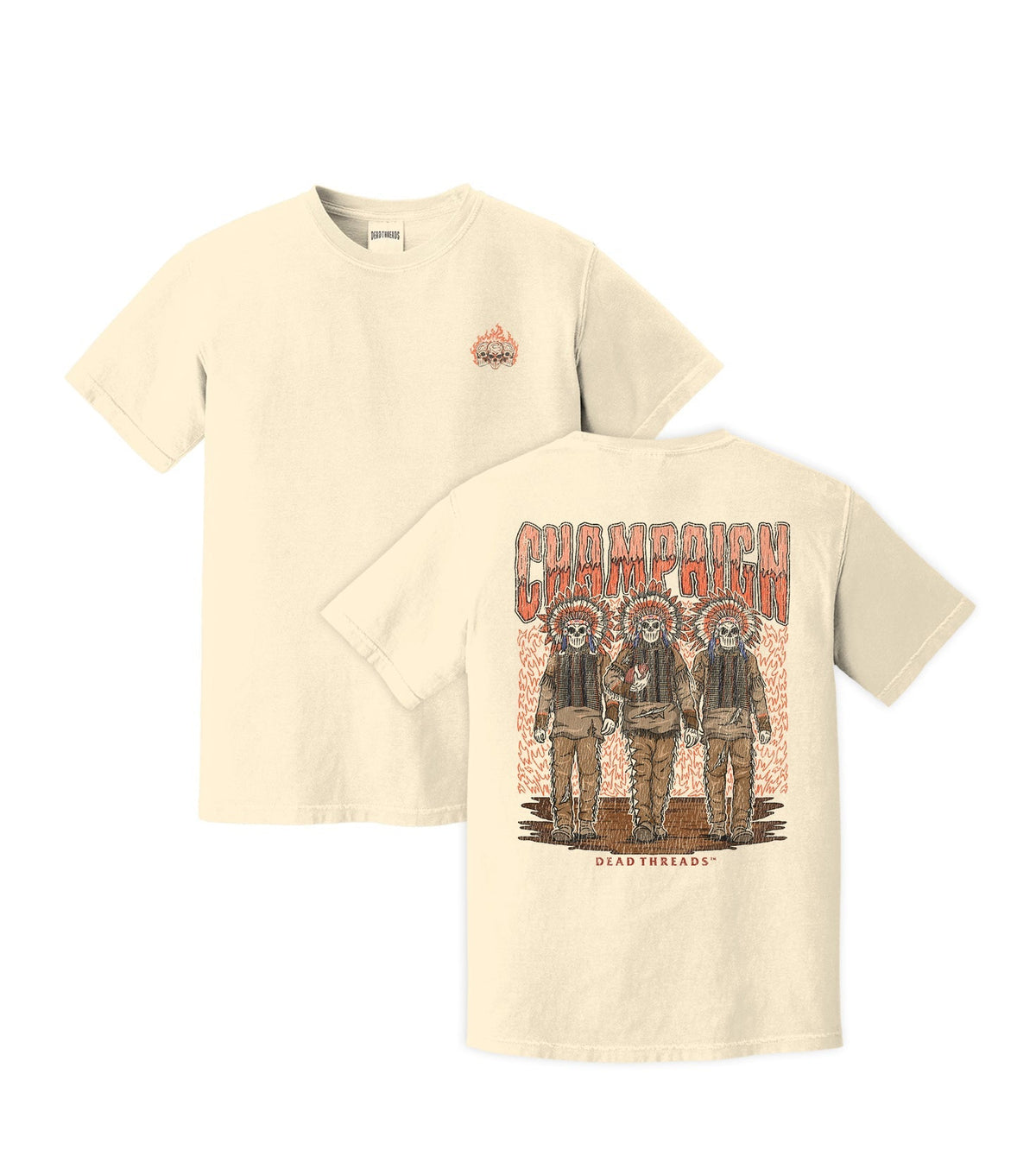 CHAMPAIGN FOOTBALL - “3 SKULL” PREMIUM T-SHIRT product image 10