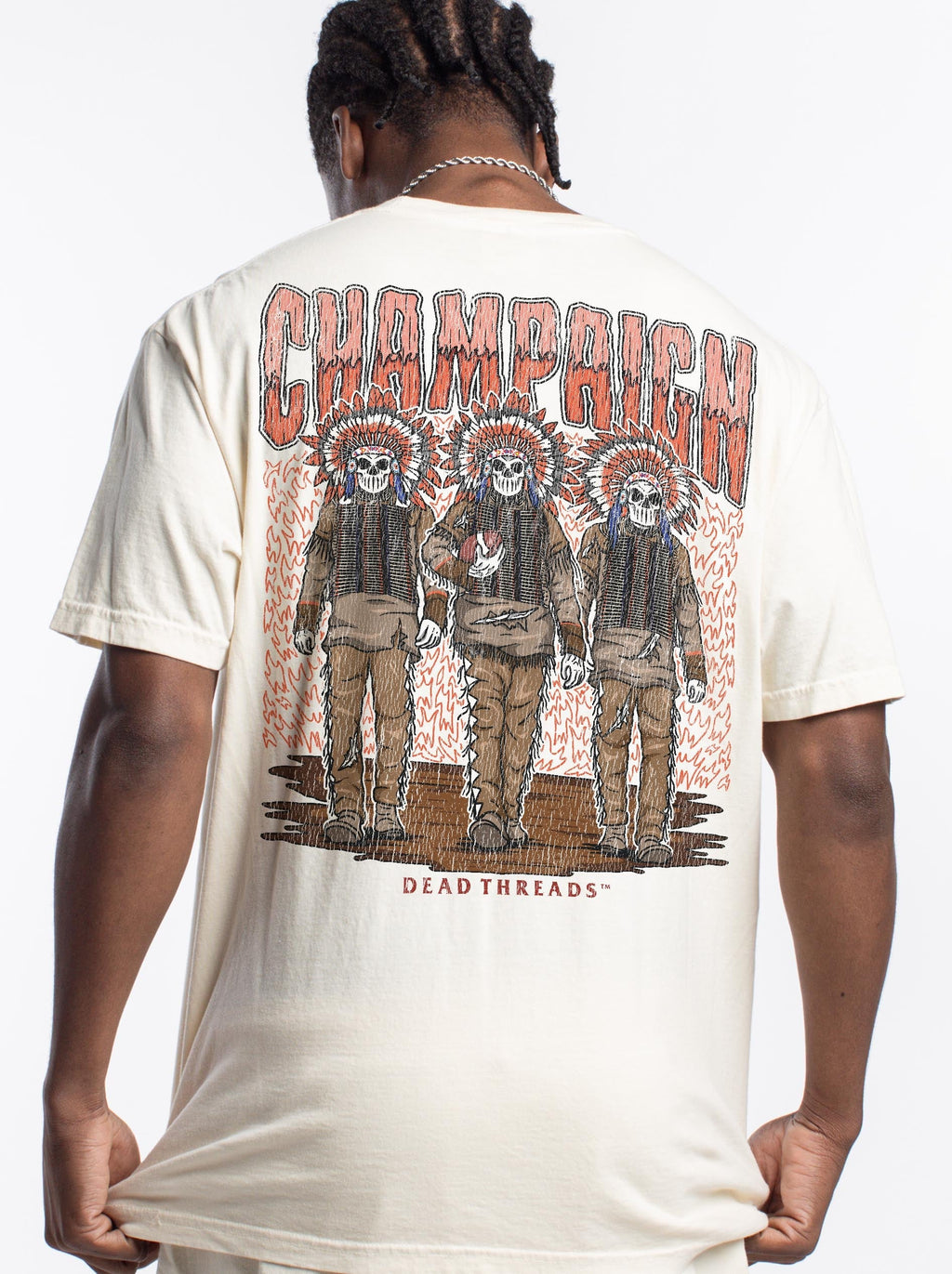 CHAMPAIGN FOOTBALL - “3 SKULL” PREMIUM T-SHIRT product image 13